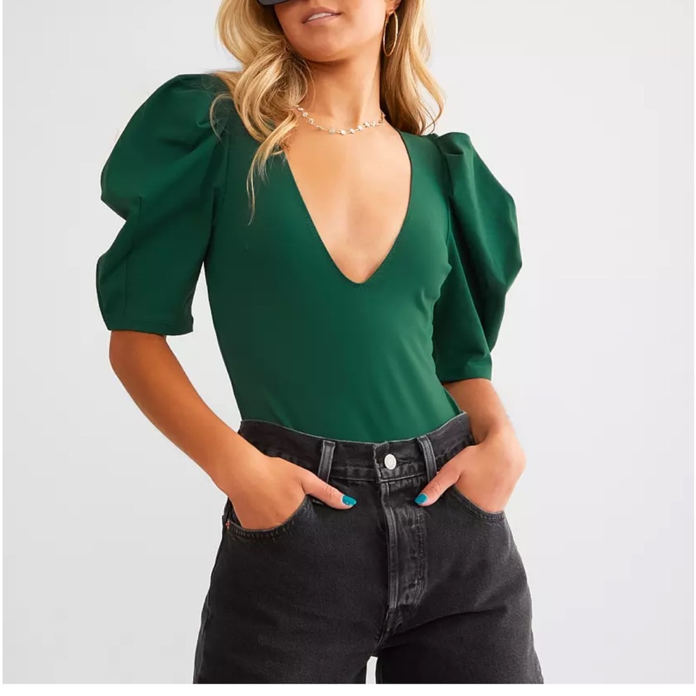 Free People Va Va Voop Bodysuit